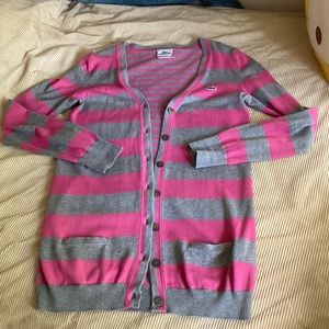 Lacoste V Neck Button Down Cardigan 36 US Size 4